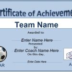 13 Free Sample Soccer Certificate Templates – Printable Samples Pertaining To Soccer Certificate Template
