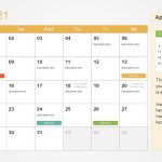 2021 Calendar Powerpoint Template – Slidemodel Regarding Powerpoint Calendar Template 2015