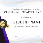 30 Free Certificate Of Appreciation Templates And Letters With Certificate Of Appearance Template