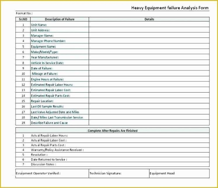 48 Failure Analysis Report Template Free | Heritagechristiancollege within Failure Investigation Report Template