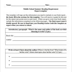 7+ Middle School Book Report Templates & Samples – Doc, Pdf | Free With Regard To Book Report Template In Spanish