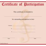 8+ Free Choir Certificate Of Participation Templates – Pdf | Free With Participation Certificate Templates Free Download