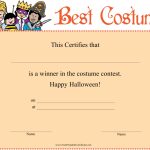 Best Halloween Costume Certificate Template Download Printable Pdf | Templateroller For Halloween Costume Certificate Template