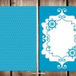 Blank Sailor Style Greeting Card Template – Download Free Vector Art Throughout Greeting Card Layout Templates
