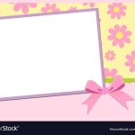 Blank Template For Greetings Card Royalty Free Vector Image Within Greeting Card Layout Templates