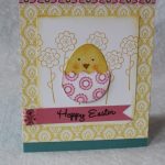 Broken Treasures: Easter Chick Card & Cricut Bunnies Within Easter Chick Card Template