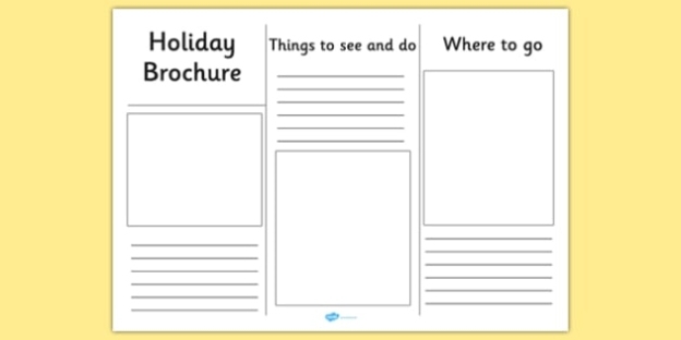 Editable Holiday Brochure Template - Holiday, Brochure, Template Pertaining To Travel Brochure Template Ks2