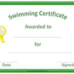 Free Swimming Certificate Templates | Customize Online With Free Swimming Certificate Templates