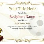 Free Uk Football Certificate Templates – Add Printable Badges & Medals Regarding Soccer Certificate Template