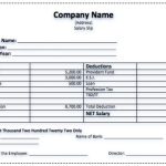 How To Make Salary Slip Format Excel Pertaining To Credit Card Payment Slip Template