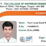 Id Card – Coimbatore – Ph: 97905 47171: College Student And Staff Id Card Templatres 1409 Throughout Faculty Id Card Template
