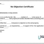 Noc Certificate Pdf : No Objection Certificate Indian Passport No In Noc Report Template