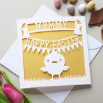 Personalised Easter Chick Card By Whole In The Middle Throughout Easter Chick Card Template