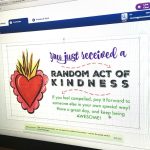 Random Act Of Kindness Cards – Myprintly For Random Acts Of Kindness Cards Templates