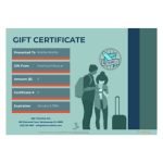 Travel Gift Certificate Template – Pdf Templates | Jotform Within Free Travel Gift Certificate Template