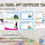 Travel Gift Certificate Templates – 10+ Best Ideas Free Within Free Travel Gift Certificate Template