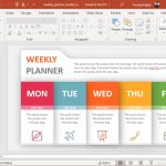 Weekly Planner Template For Powerpoint – Fppt For Powerpoint Calendar Template 2015